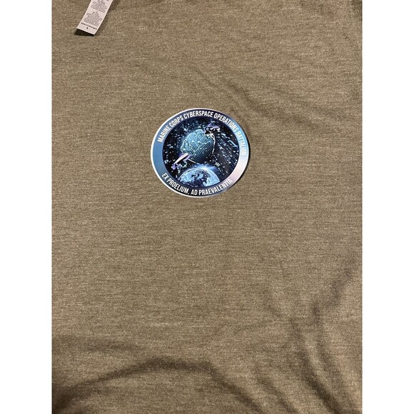 NEW Marine Corps Cyberspace Battalion 652 Cyber Protection T-Shirt LARGE - Picture 5 of 8